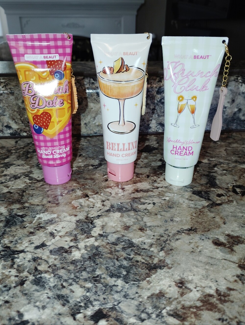 Hand Cream Trio - Pink, White, Cream Designs New